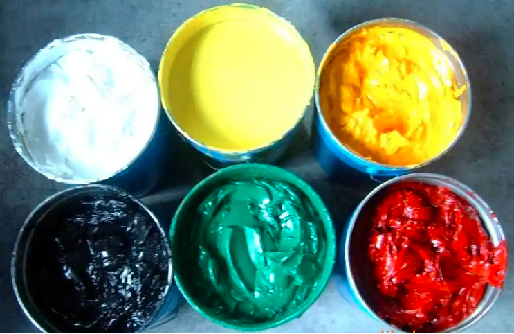 Campo de aplicação de pasta colorida PU